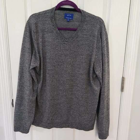 Apt. 9 Other - Dark Grey Apt 9 V Neck Sweater